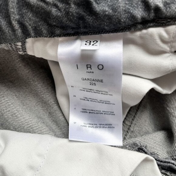 NWOT IRO GARDANNE OVERALL IN SMOKE GREY - 32 (2) - Picture 8 of 9